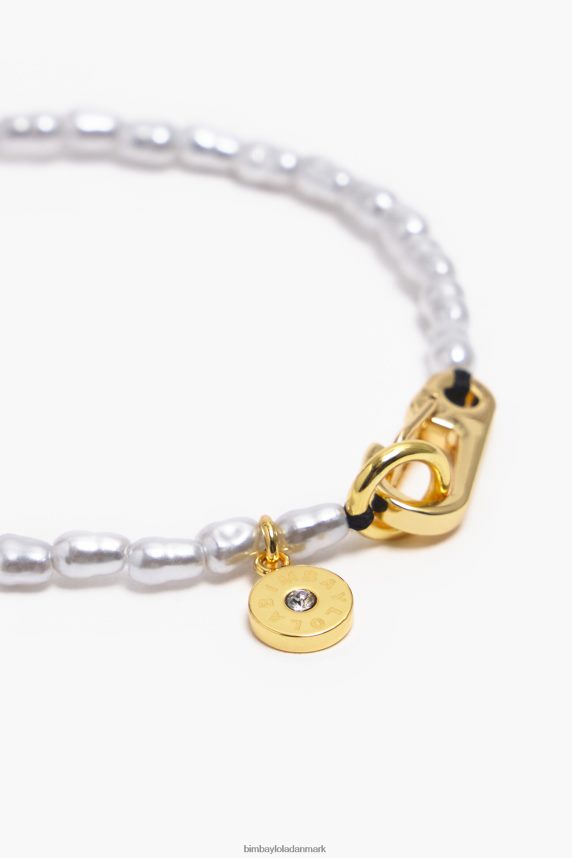 Bimba Y Lola perler hjerte armbånd 46TD4J786lyserød