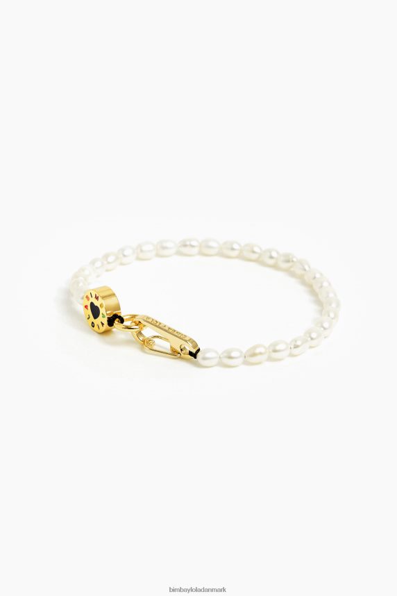 Bimba Y Lola tyndt logo armbånd 46TD4J671perle