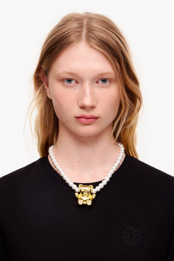 Bimba Y Lola bamse perle halskæde 46TD4J795gylden