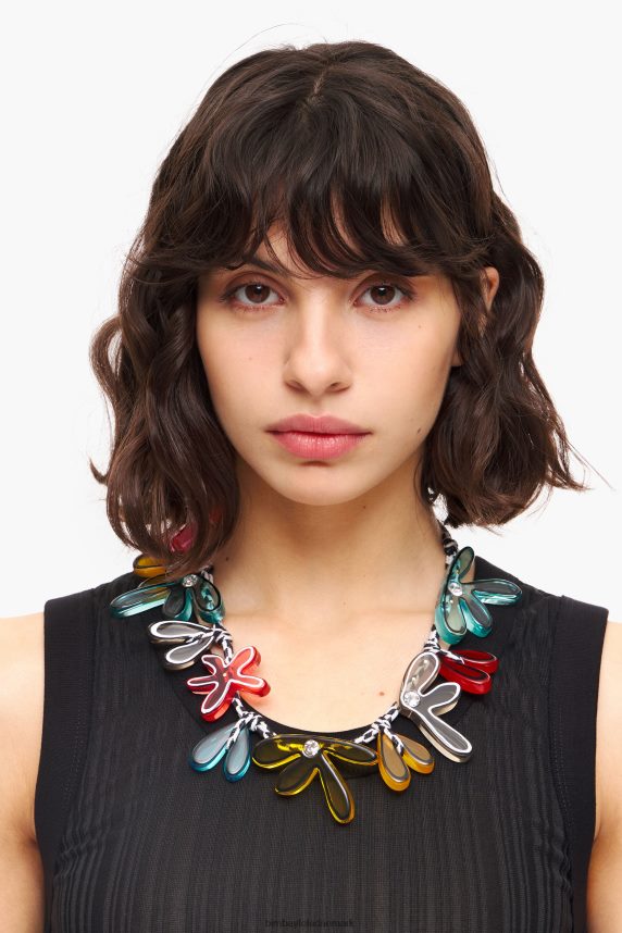 Bimba Y Lola blomstersnor halskæde 46TD4J743sort