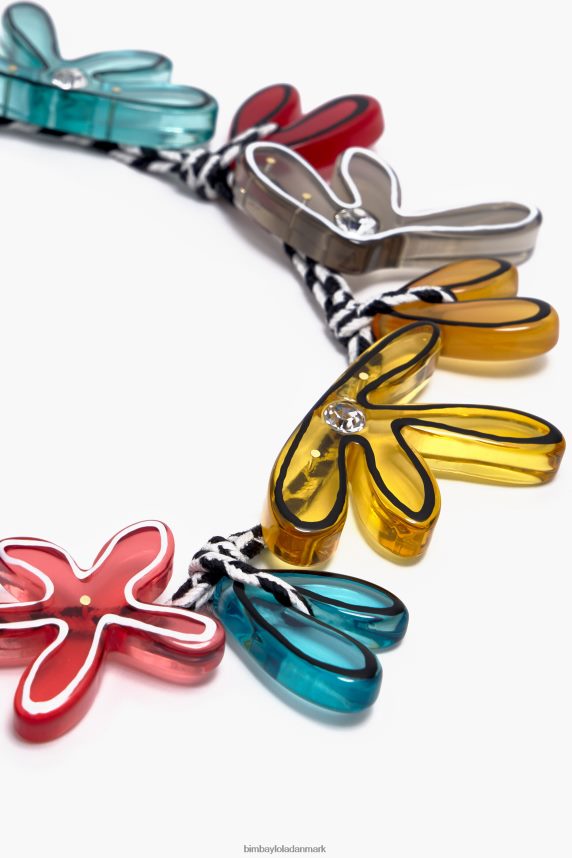 Bimba Y Lola blomstersnor halskæde 46TD4J743sort