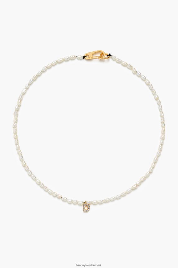 Bimba Y Lola brev perle halskæde 46TD4J841d