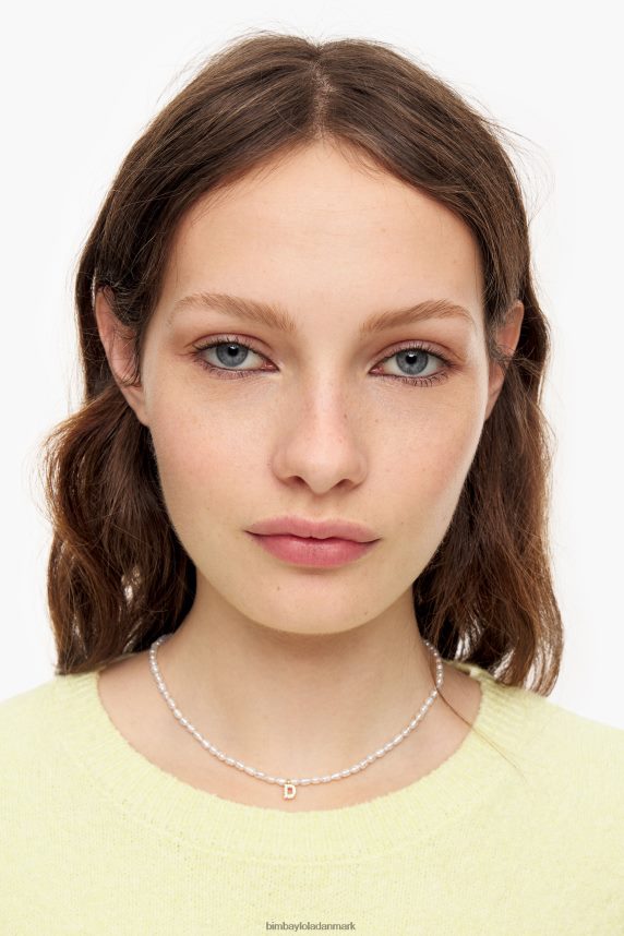 Bimba Y Lola brev perle halskæde 46TD4J841d