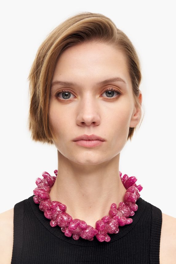 Bimba Y Lola glitter bamse halskæde 46TD4J800lyserød