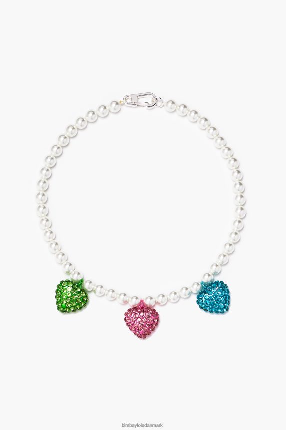 Bimba Y Lola hjerte perler halskæde 46TD4J777flerfarvet