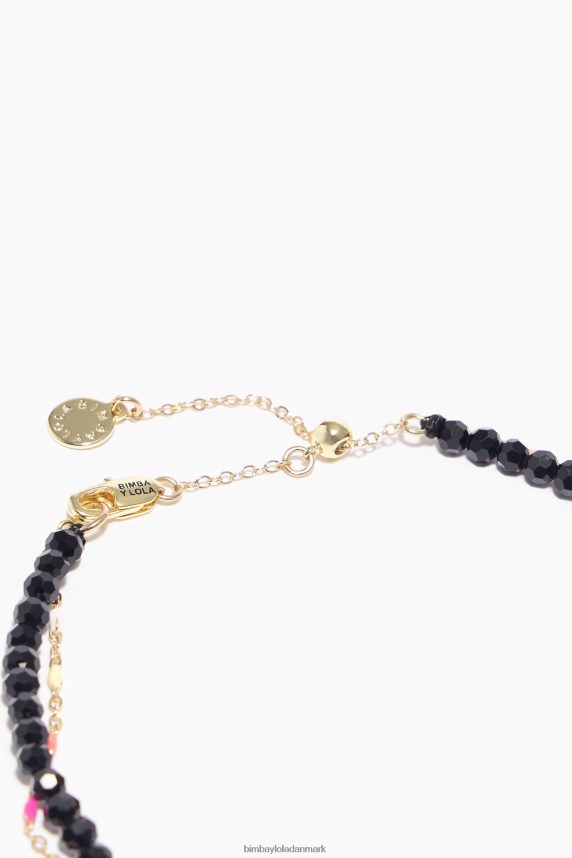 Bimba Y Lola kæde facetteret krystal halskæde 46TD4J689gylden