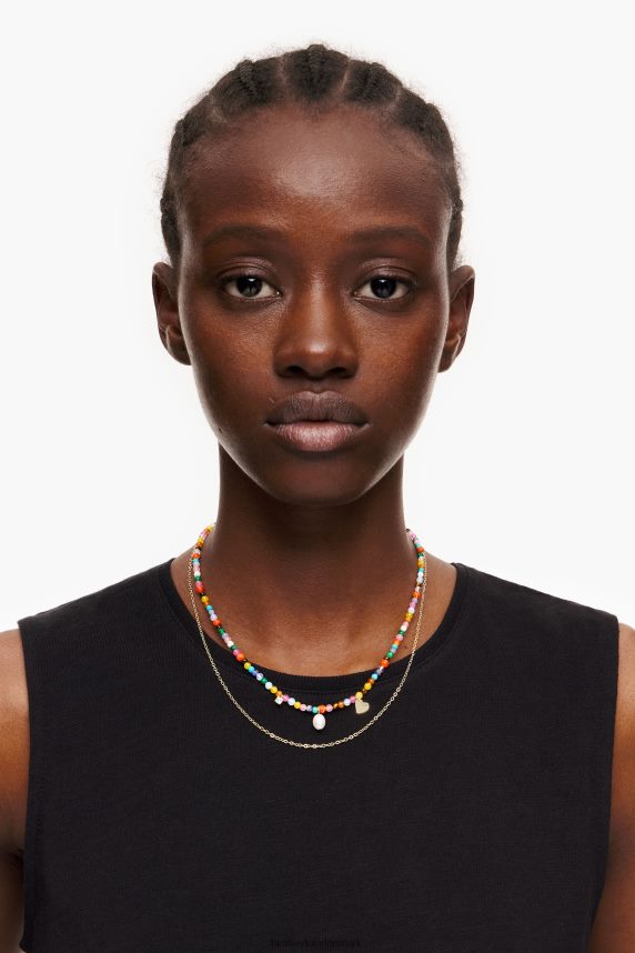 Bimba Y Lola kæde og natursten halskæde 46TD4J690flerfarvet