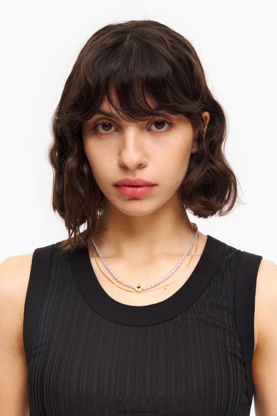 Bimba Y Lola kæde perle halskæde 46TD4J667gylden