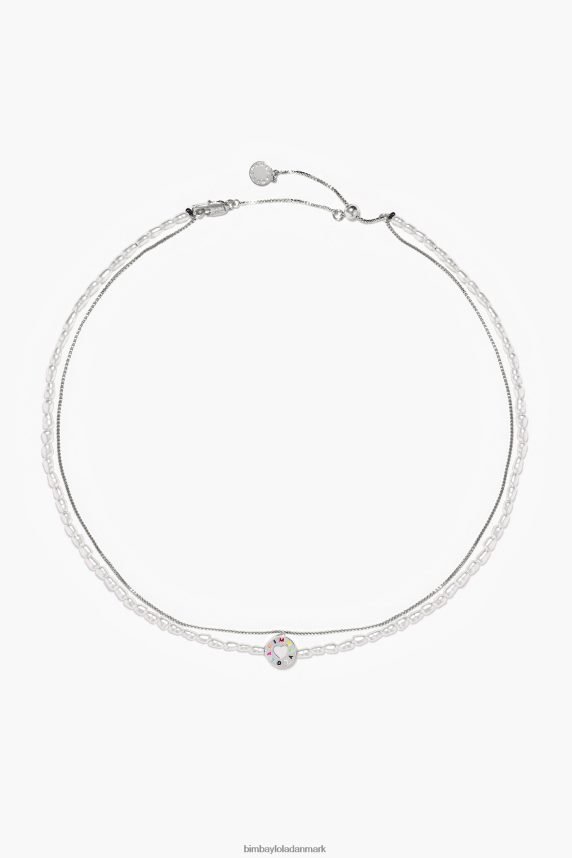 Bimba Y Lola kort gylden halskæde 46TD4J665sølv