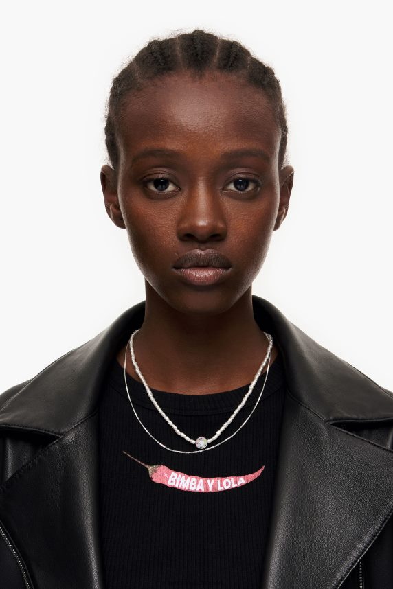 Bimba Y Lola kort gylden halskæde 46TD4J665sølv