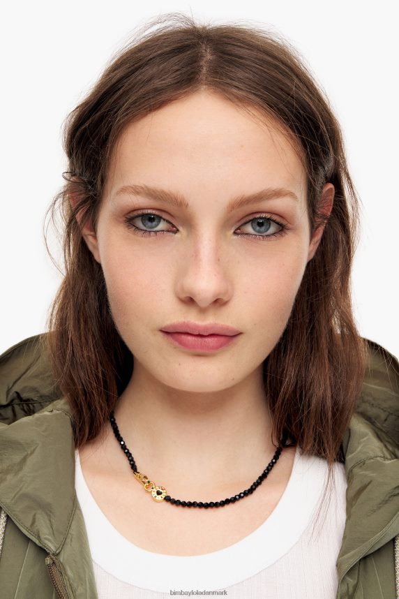 Bimba Y Lola kort halskæde i krystaller 46TD4J824sort