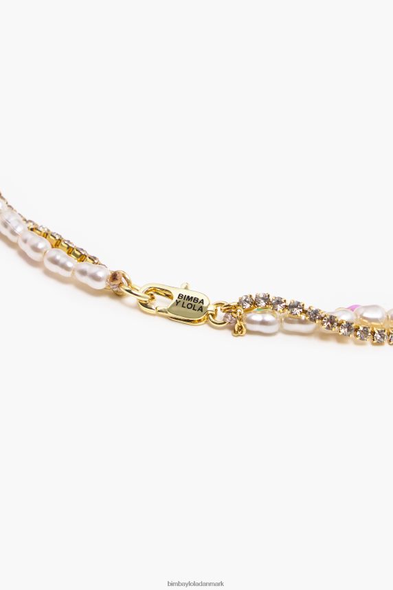 Bimba Y Lola kort og kæde halskæde 46TD4J714perler