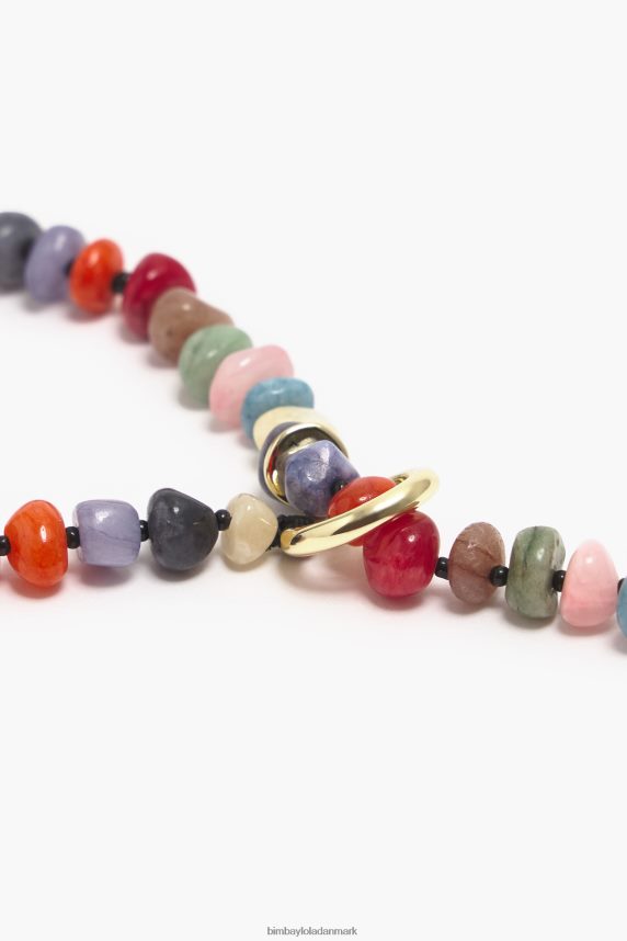 Bimba Y Lola lang halskæde med sten 46TD4J823flerfarvet