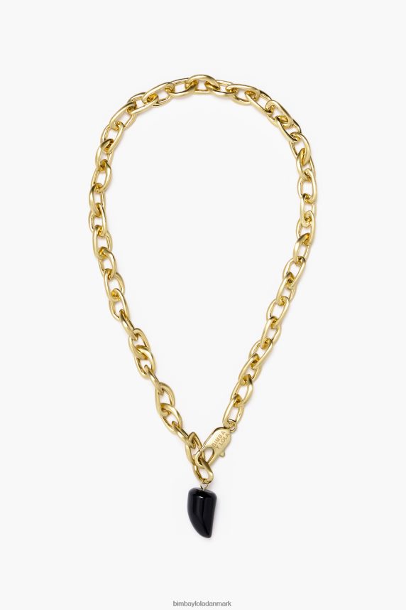 Bimba Y Lola links sten halskæde 46TD4J680gylden
