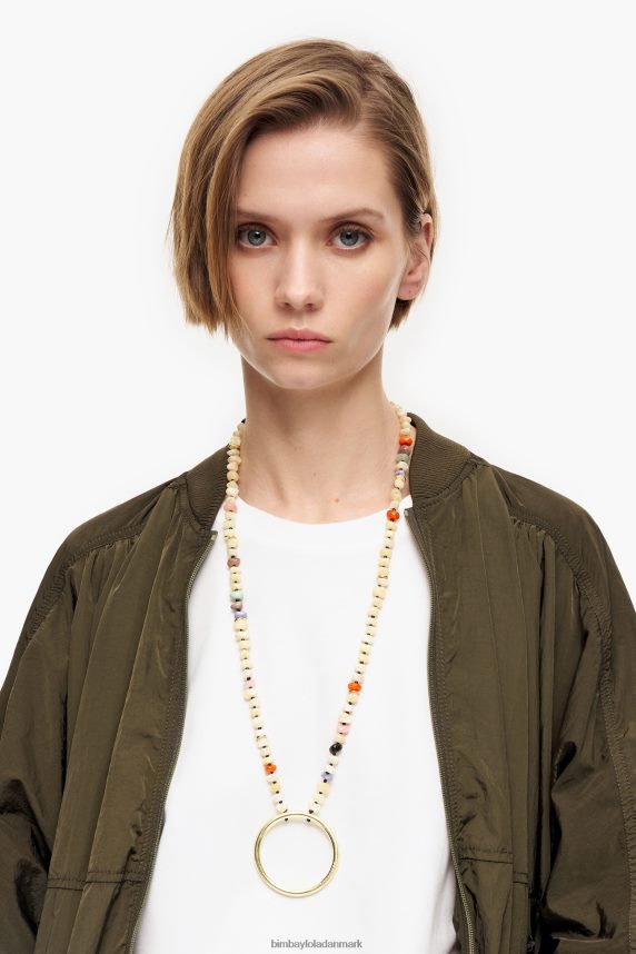 Bimba Y Lola sten halskæde 46TD4J765elfenben