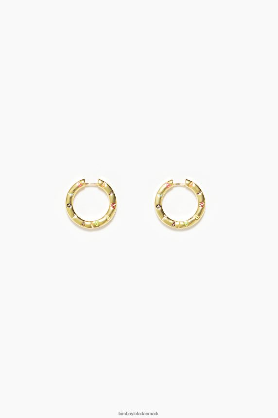 Bimba Y Lola bøjle øreringe 46TD4J716gylden og flerfarvet