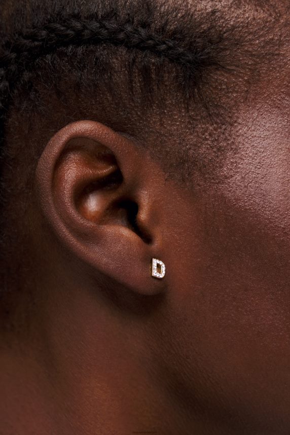 Bimba Y Lola brev mini hoop øreringe 46TD4J1157jeg