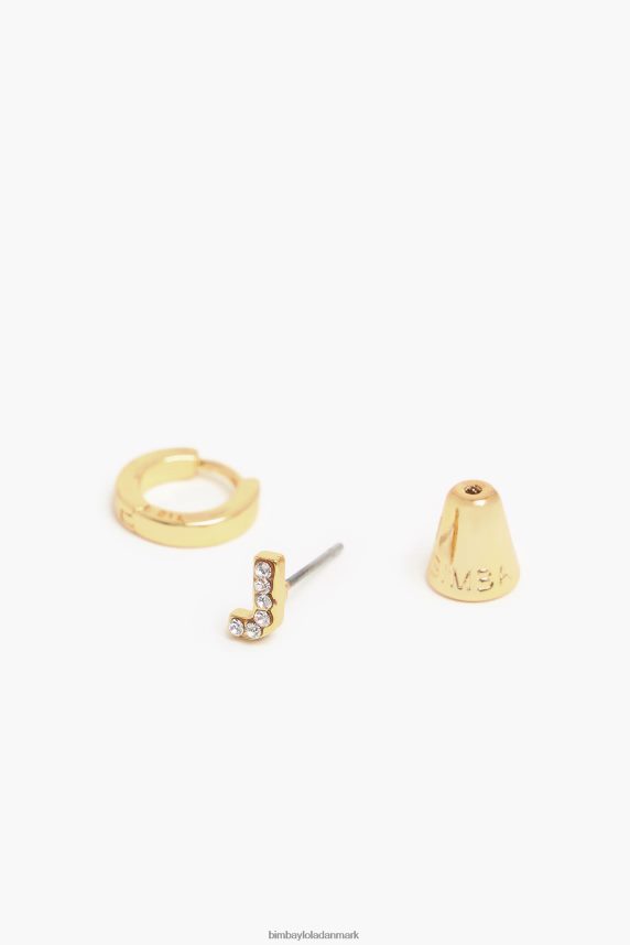 Bimba Y Lola brev mini hoop øreringe 46TD4J1158j