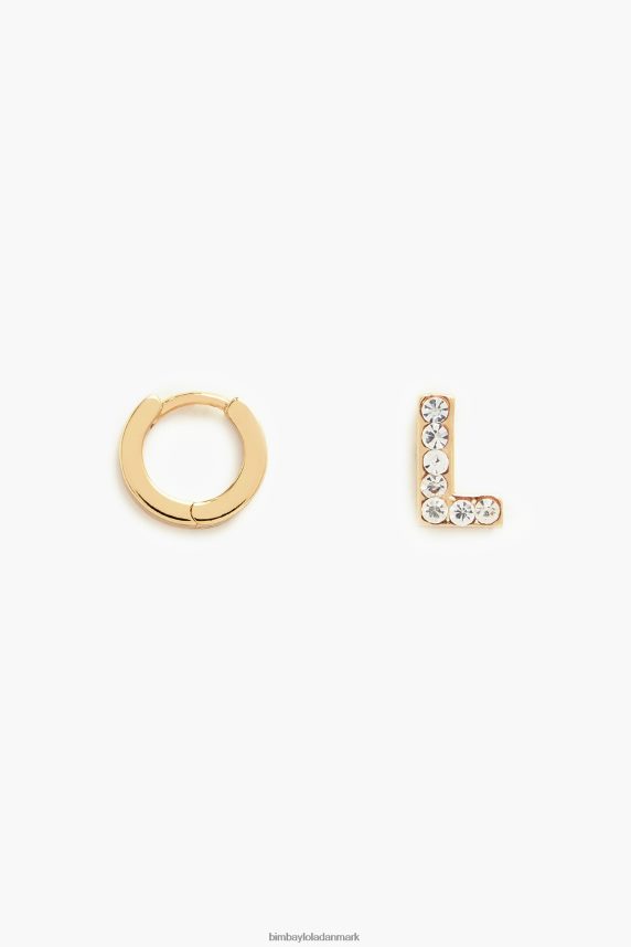 Bimba Y Lola brev mini hoop øreringe 46TD4J1160l