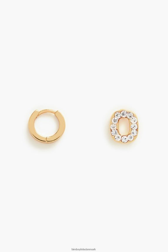 Bimba Y Lola brev mini hoop øreringe 46TD4J1163o