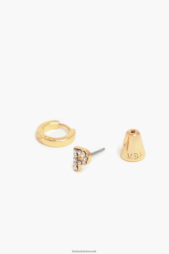 Bimba Y Lola brev mini hoop øreringe 46TD4J1164s