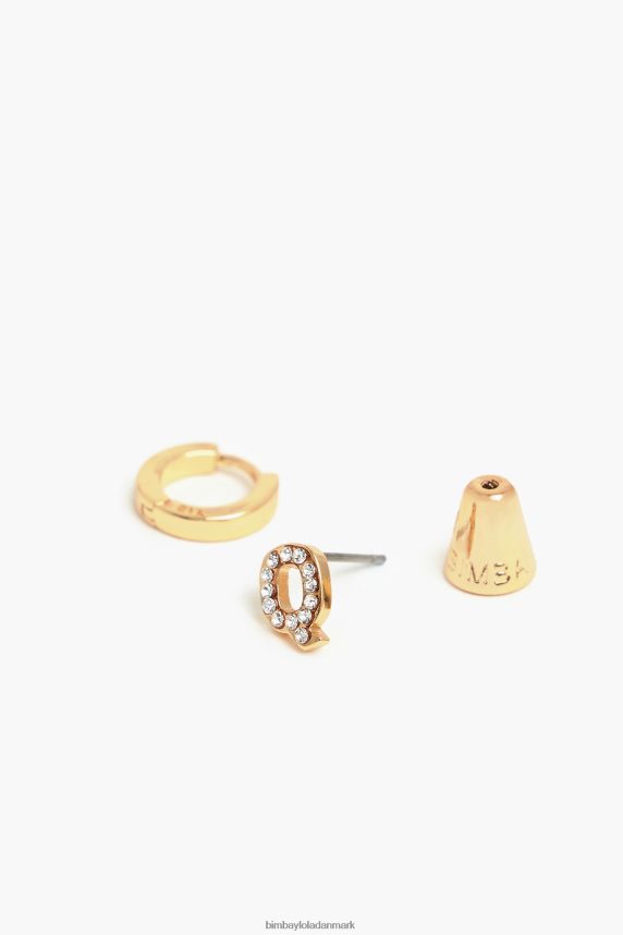 Bimba Y Lola brev mini hoop øreringe 46TD4J1165q