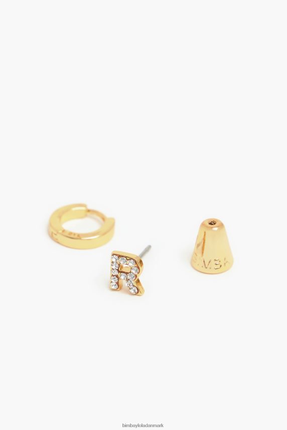 Bimba Y Lola brev mini hoop øreringe 46TD4J1166r