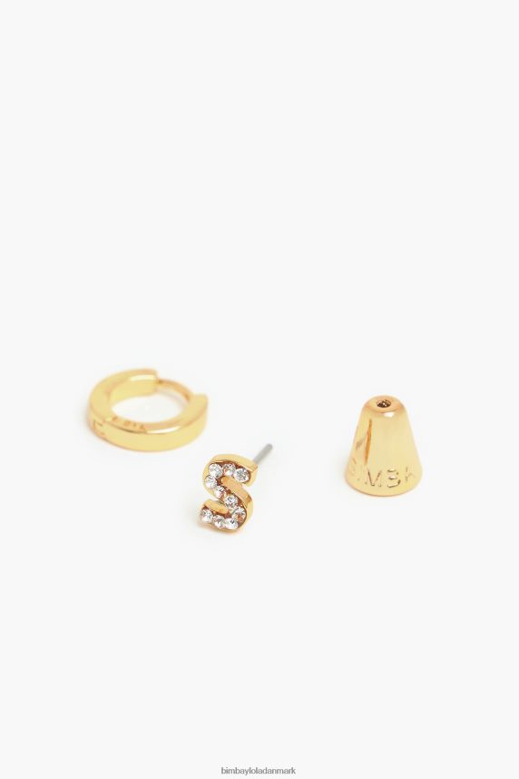 Bimba Y Lola brev mini hoop øreringe 46TD4J1167s