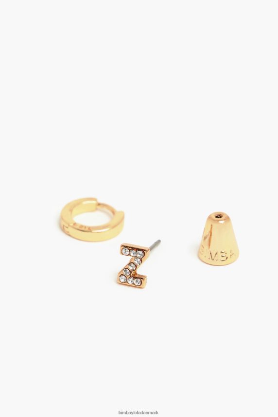 Bimba Y Lola brev mini hoop øreringe 46TD4J1174z