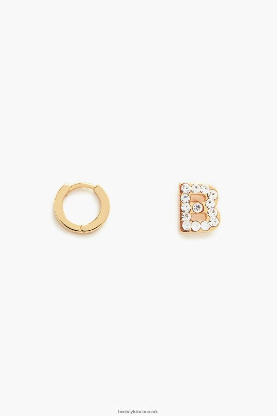 Bimba Y Lola brev mini hoop øreringe 46TD4J838b