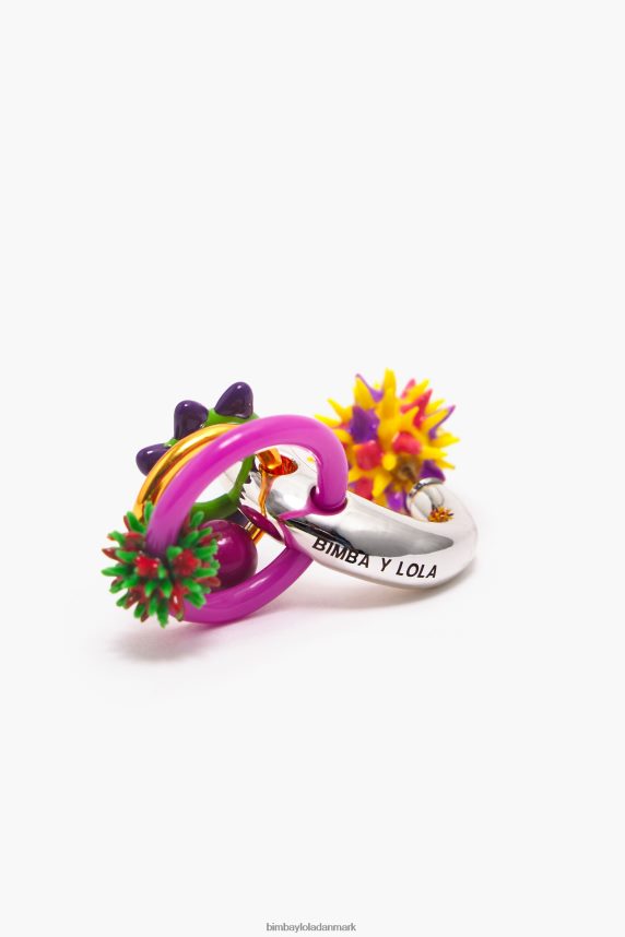 Bimba Y Lola emalje stykker bøjle ørering 46TD4J674flerfarvet