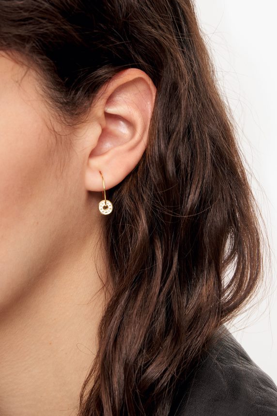 Bimba Y Lola emaljeret logo øreringe 46TD4J828hvid