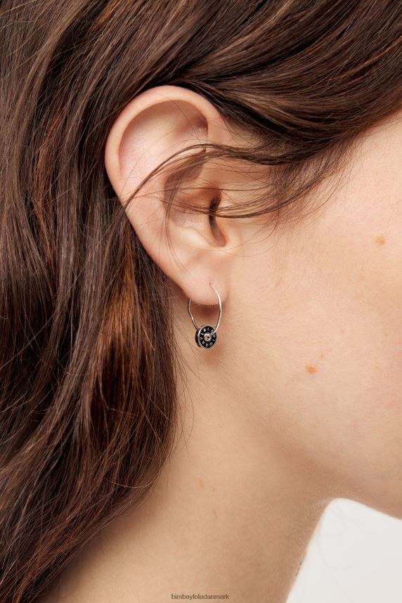 Bimba Y Lola emaljeret logo øreringe 46TD4J829sort