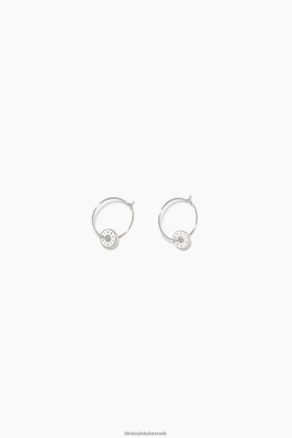 Bimba Y Lola emaljeret logo øreringe 46TD4J830hvid