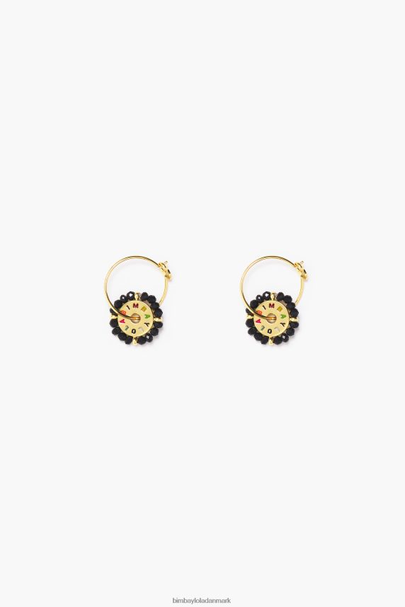 Bimba Y Lola gyldne krystal øreringe 46TD4J814sort