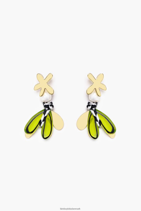 Bimba Y Lola harpiks blomsterøreringe 46TD4J745flerfarvet