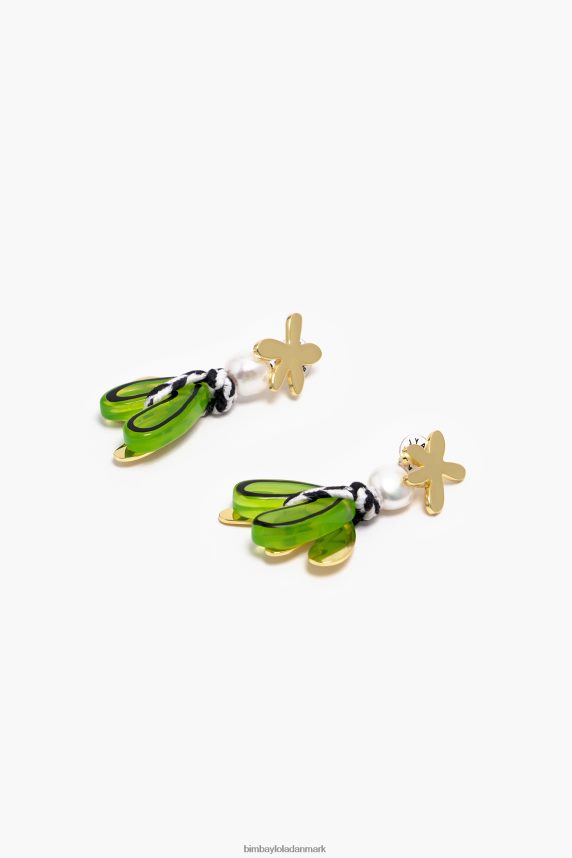 Bimba Y Lola harpiks blomsterøreringe 46TD4J745flerfarvet