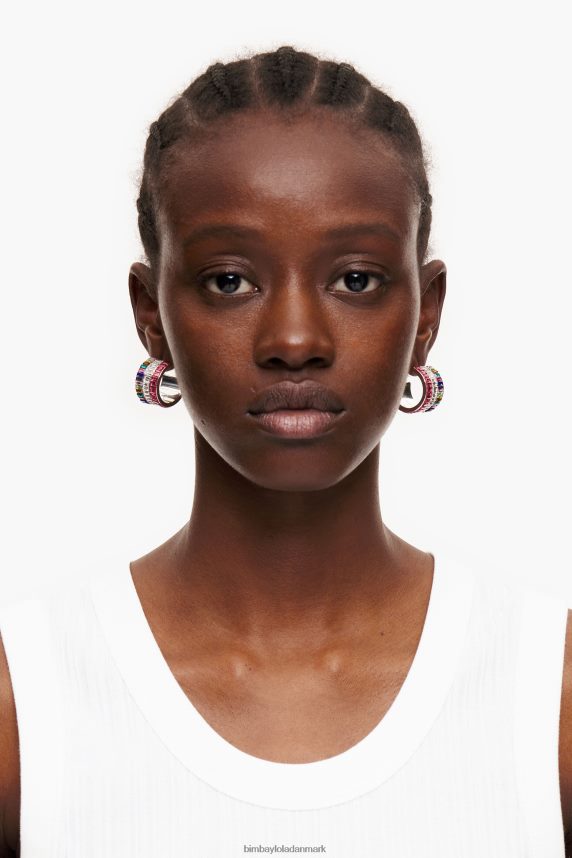 Bimba Y Lola krystal hoop øreringe 46TD4J747flerfarvet