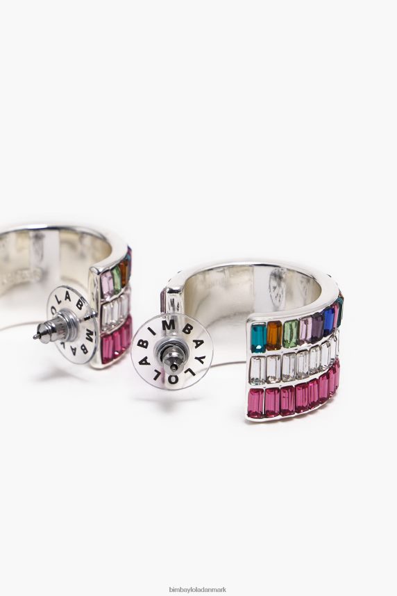 Bimba Y Lola krystal hoop øreringe 46TD4J747flerfarvet