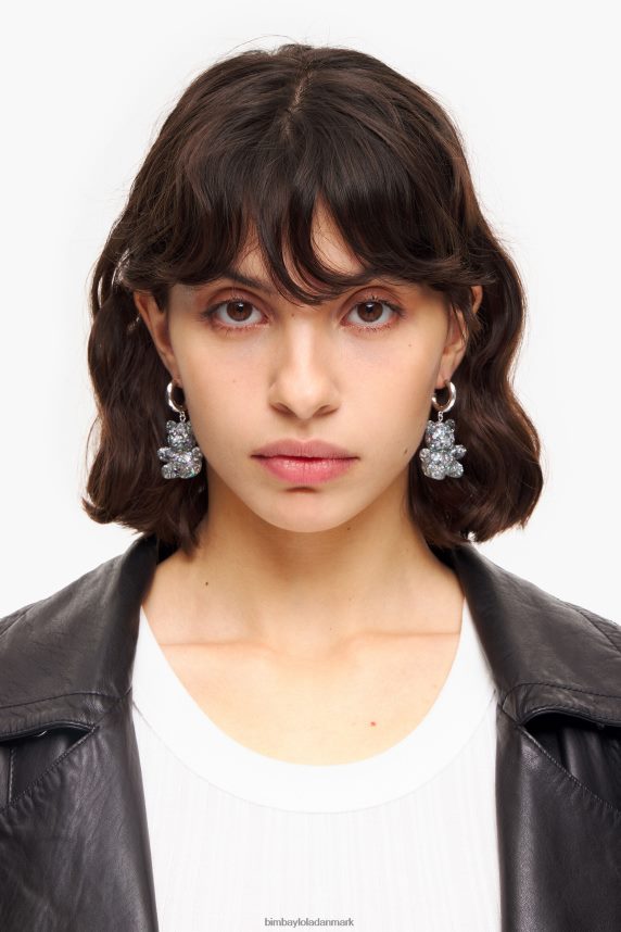 Bimba Y Lola lange harpiks bamse øreringe 46TD4J797sølv