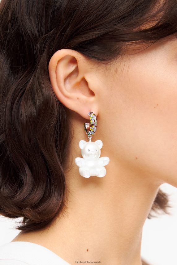 Bimba Y Lola lange harpiks bamse øreringe 46TD4J798perle