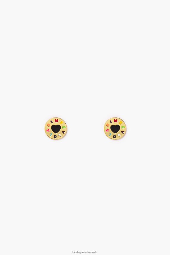 Bimba Y Lola logo hjerte øreringe 46TD4J693gylden
