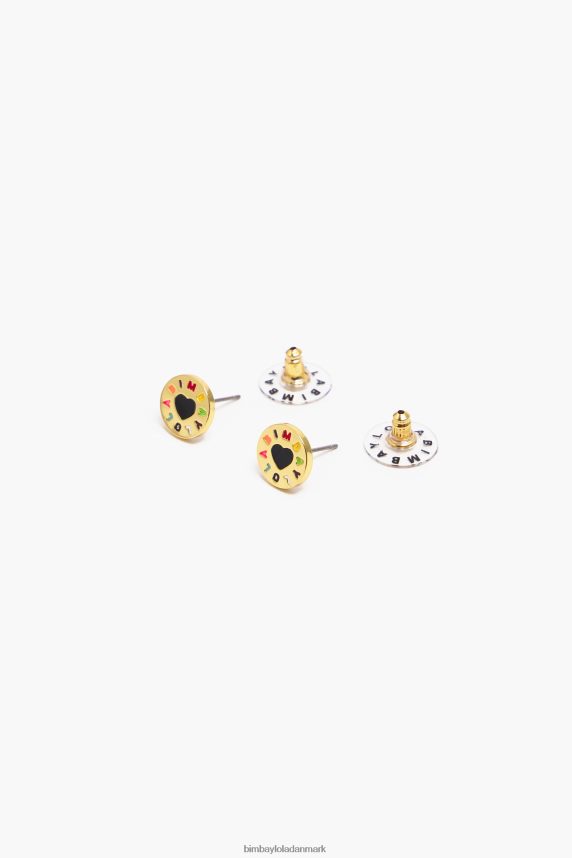 Bimba Y Lola logo hjerte øreringe 46TD4J693gylden