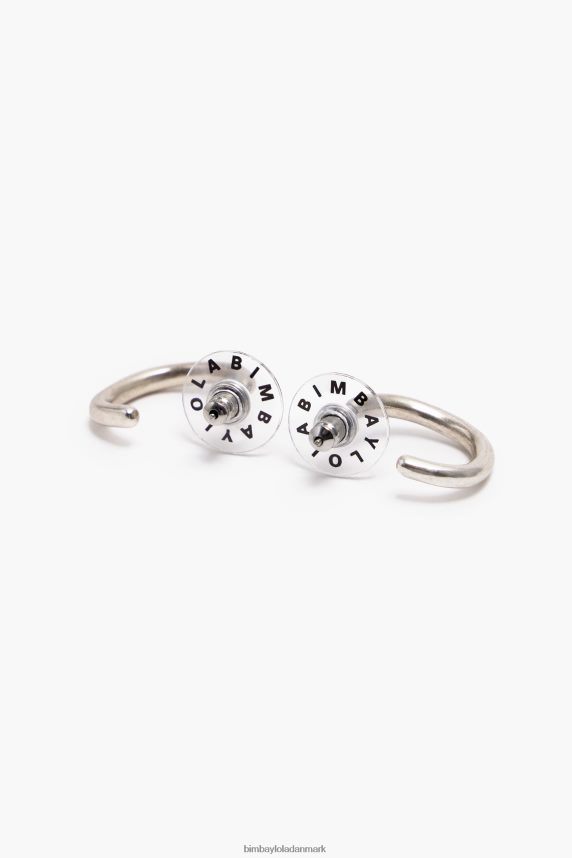 Bimba Y Lola matte bøjle øreringe 46TD4J761sølv