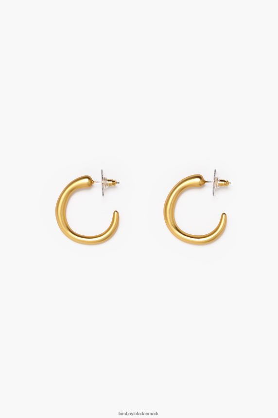 Bimba Y Lola matte en maxi hoop øreringe 46TD4J760guld