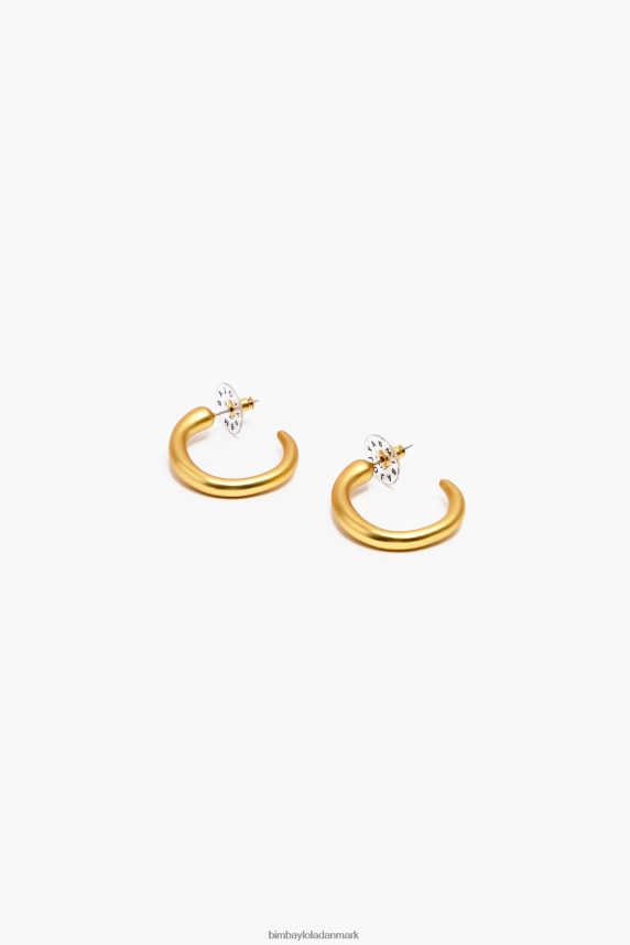 Bimba Y Lola matte en maxi hoop øreringe 46TD4J760guld