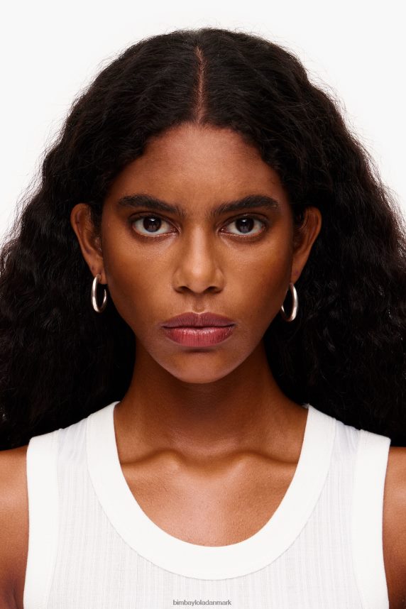 Bimba Y Lola matte maxi hoop øreringe 46TD4J759sølv