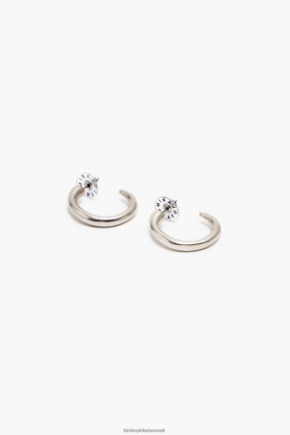 Bimba Y Lola matte maxi hoop øreringe 46TD4J759sølv