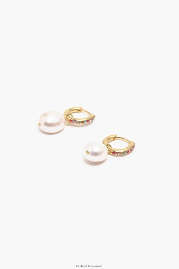 Bimba Y Lola perle mini hoop øreringe 46TD4J782flerfarvet