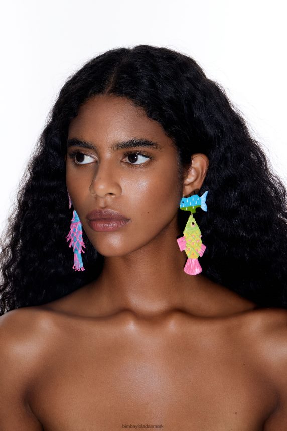 Bimba Y Lola raffia fiske øreringe 46TD4J697flerfarvet